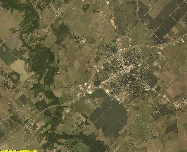 Jackson County, Texas aerial photography