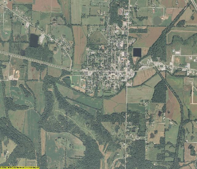 Johnson County, Illinois aerial photography