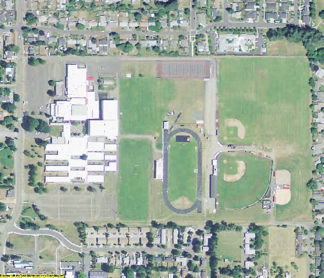 Lane County, OR aerial photography detail