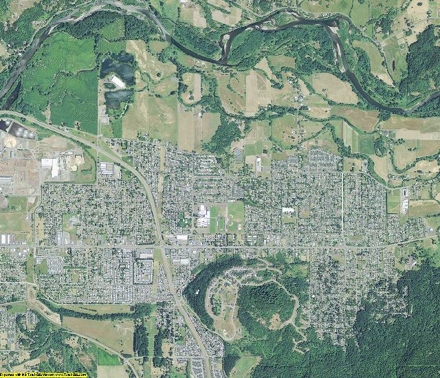 Lane County, Oregon aerial photography