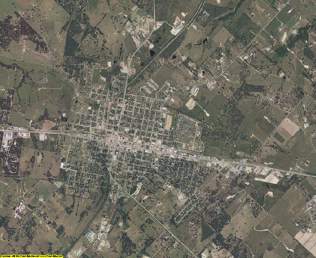 Lee County, Texas aerial photography