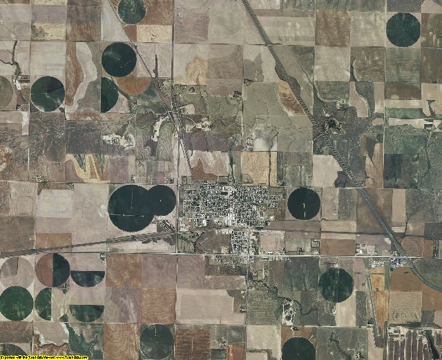 Logan County, Kansas aerial photography