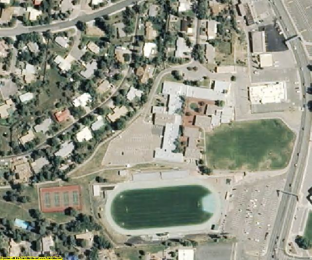 Los Alamos County, NM aerial photography detail