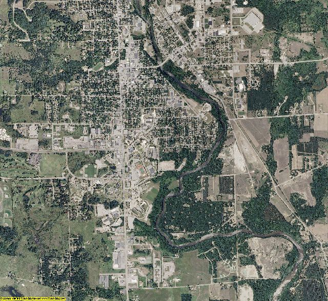 Mecosta County, Michigan aerial photography