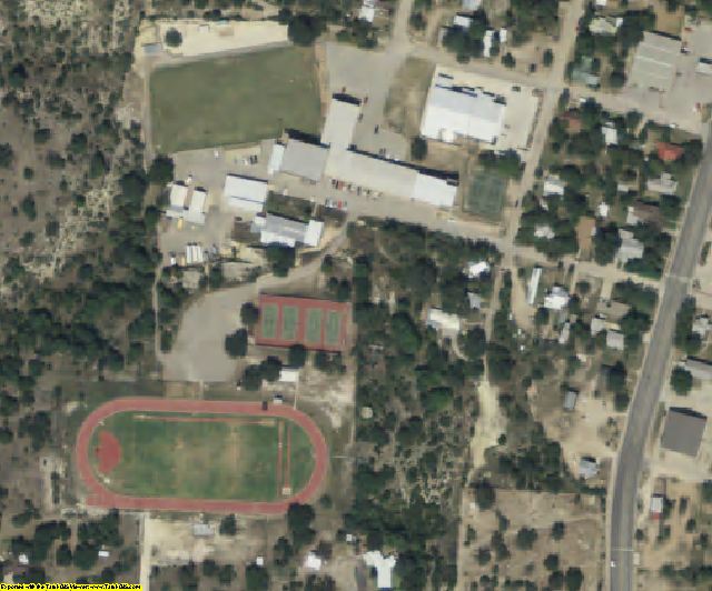 Menard County, TX aerial photography detail