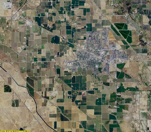 Merced County, California aerial photography