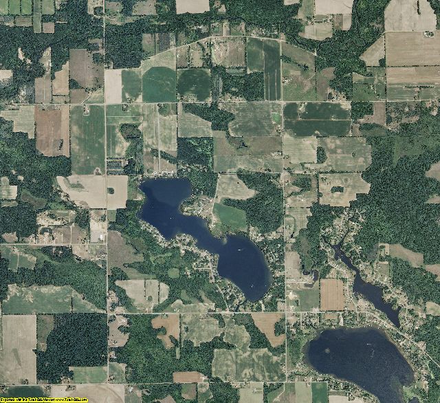 Montcalm County, Michigan aerial photography