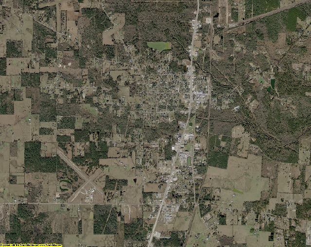 Newton County, Texas aerial photography