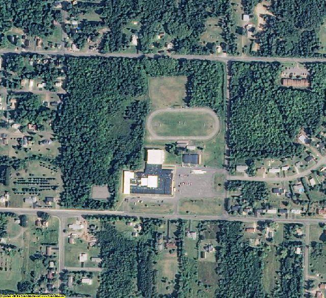 Ontonagon County, MI aerial photography detail