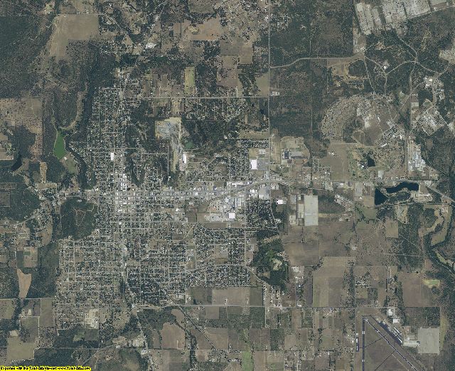 Palo Pinto County, Texas aerial photography