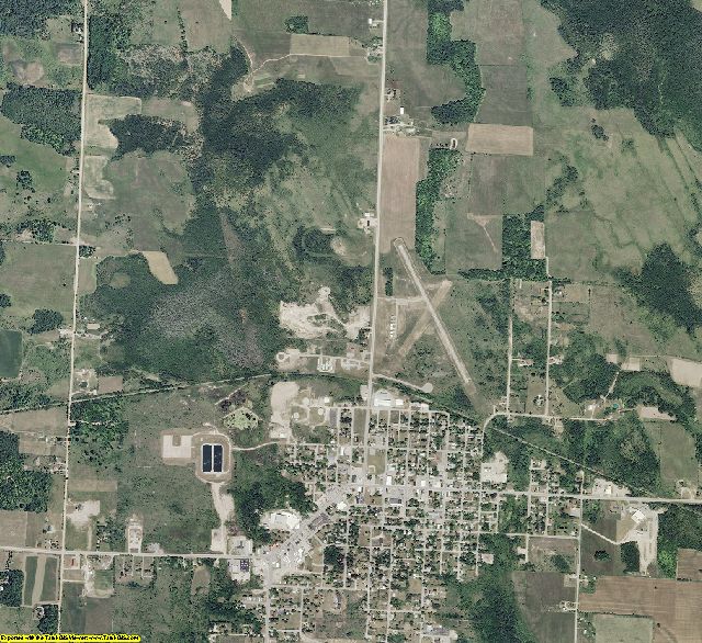 Presque Isle County, Michigan aerial photography