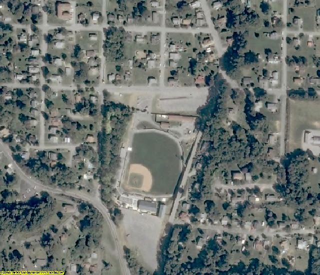 Pulaski County, VA aerial photography detail
