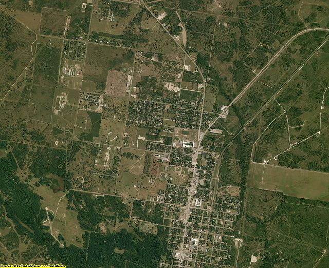 Refugio County, Texas aerial photography