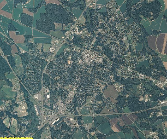 Scotland County, North Carolina aerial photography