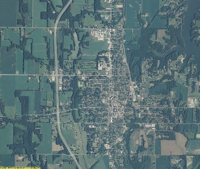 Sullivan County, Indiana aerial photography