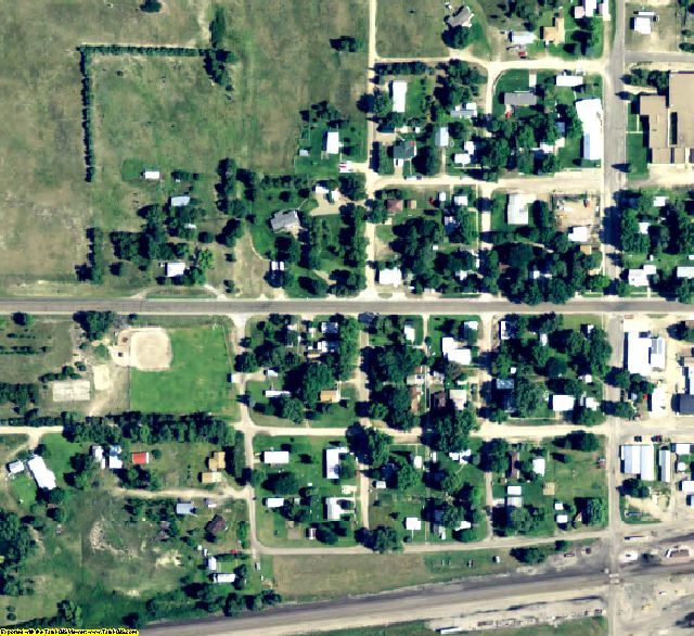 Thomas County, NE aerial photography detail