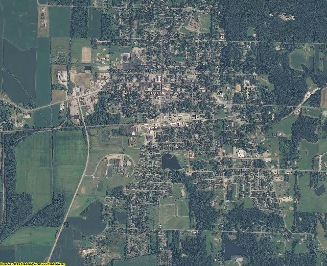 Warrick County, Indiana aerial photography