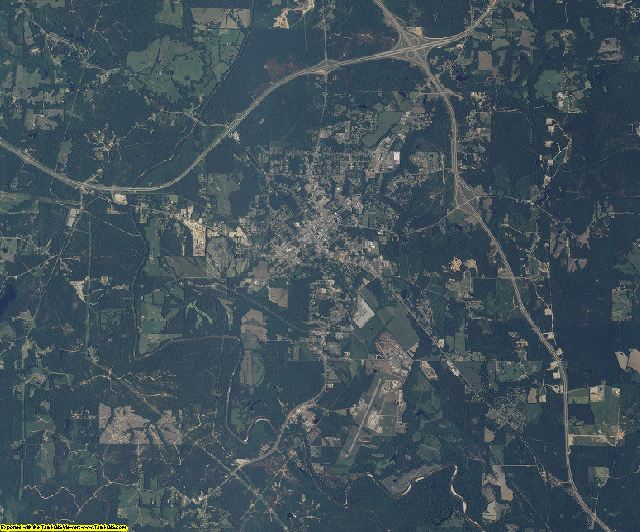 Wayne County, Mississippi aerial photography