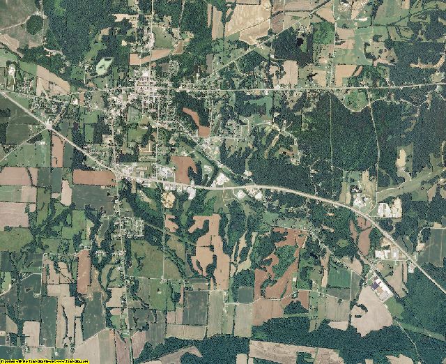 Weakley County, Tennessee aerial photography