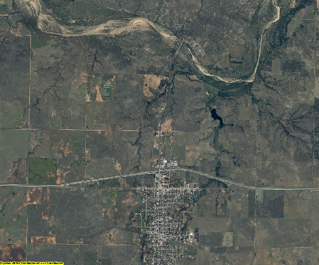 Wheeler County, Texas aerial photography
