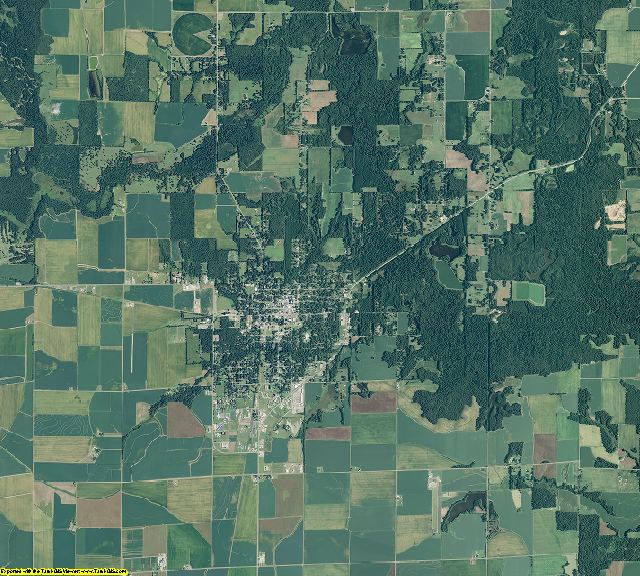 Arkansas County, Arkansas aerial photography