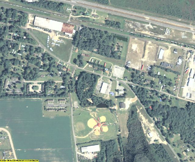Atkinson County, GA aerial photography detail