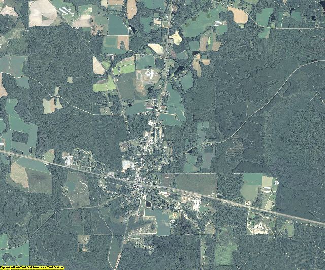 Atkinson County, Georgia aerial photography