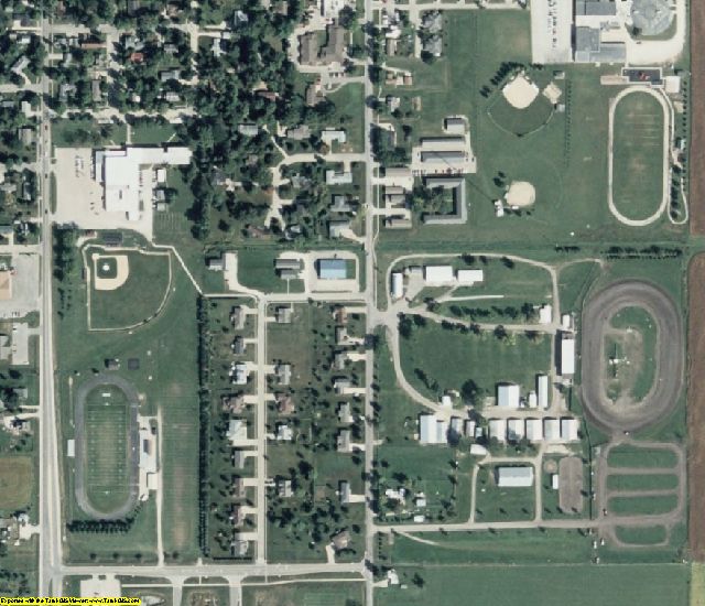 Benton County, IA aerial photography detail