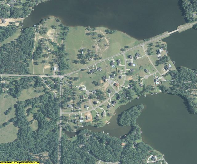 Bibb County, GA aerial photography detail