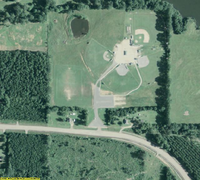 Bradley County, AR aerial photography detail