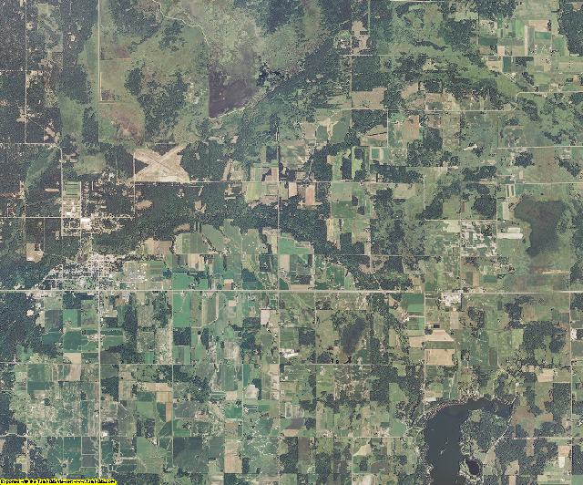 Burnett County, Wisconsin aerial photography