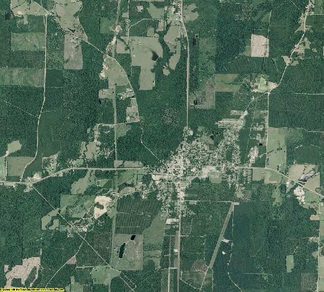 Calhoun County, Arkansas aerial photography