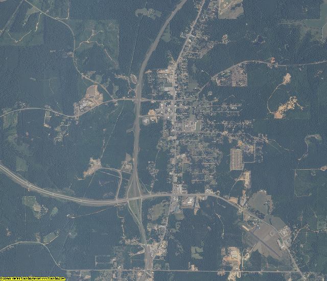 Clarke County, Alabama aerial photography