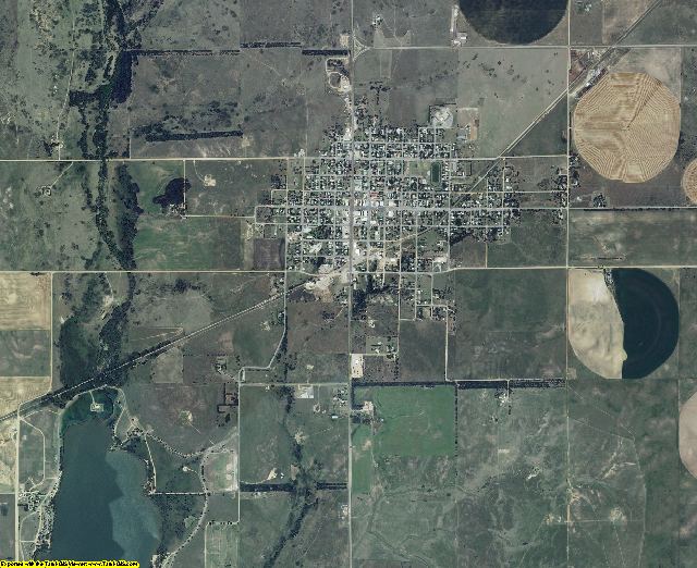 Comanche County, Kansas aerial photography