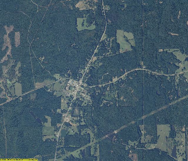 Coosa County, Alabama aerial photography
