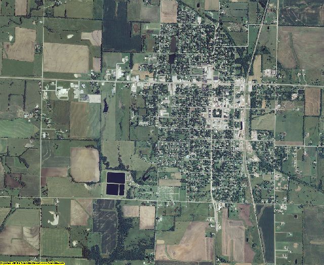 Crawford County, Kansas aerial photography
