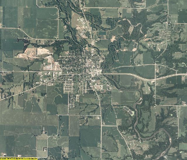 Dallas County, Iowa aerial photography