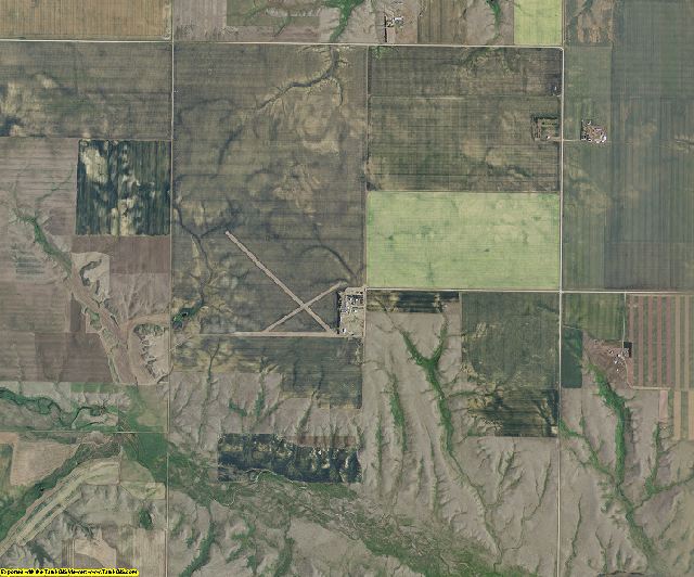Daniels County, Montana aerial photography