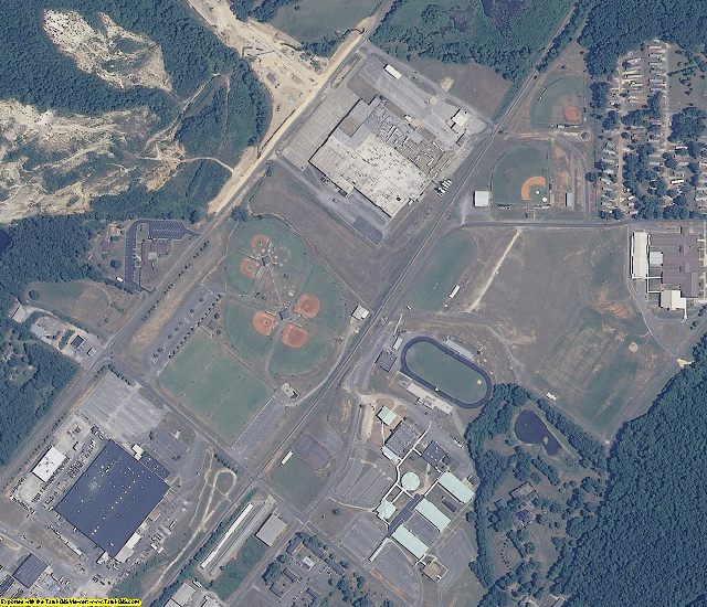 DeKalb County, AL aerial photography detail