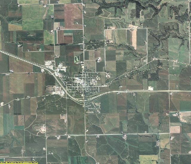 Dubuque County, Iowa aerial photography