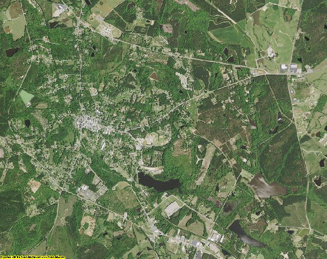 Edgefield County, South Carolina aerial photography