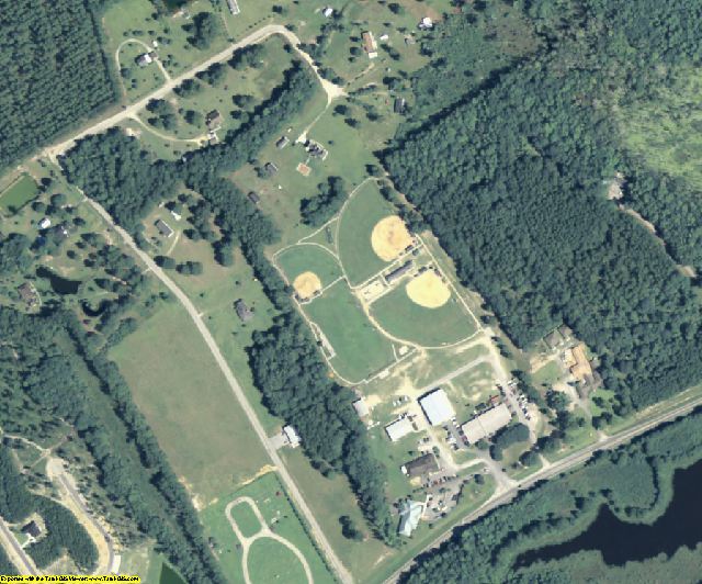Effingham County, GA aerial photography detail