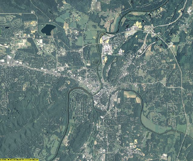 Floyd County, Georgia aerial photography