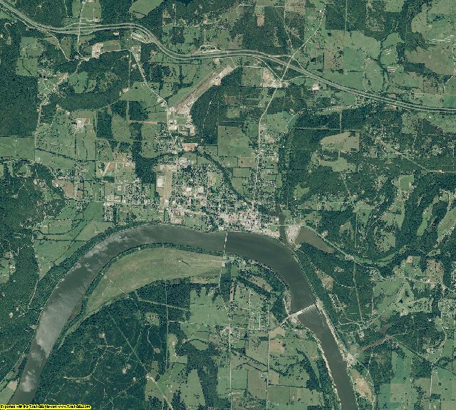 Franklin County, Arkansas aerial photography