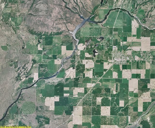 Fremont County, Idaho aerial photography