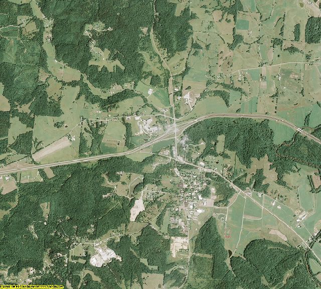 Gallia County, Ohio aerial photography