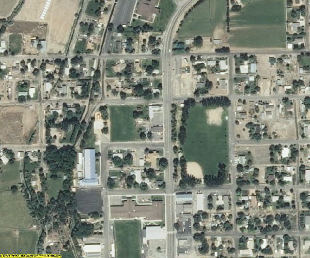 Gooding County, ID aerial photography detail