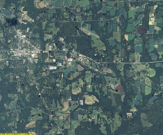 Grady County, Georgia aerial photography