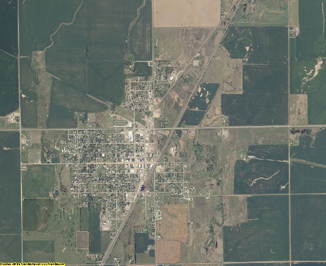 Grant County, Oklahoma aerial photography