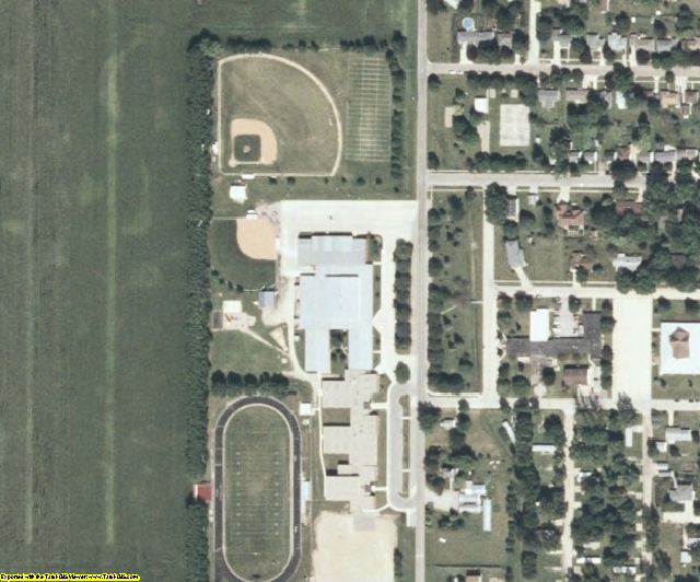 Hancock County, IA aerial photography detail